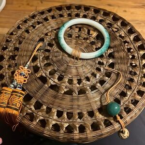 Antique Vintage Chinese Sewing Basket